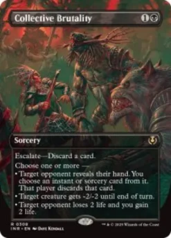 Collective Brutality (#308) (borderless) - Innistrad Remastered Varianten