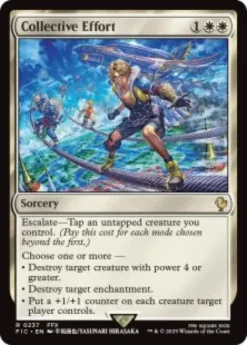 Collective Effort (surge foil) - Final Fantasy Commander