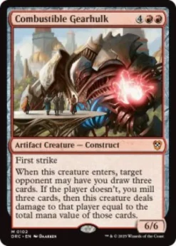 Combustible Gearhulk - Aetherdrift Commander