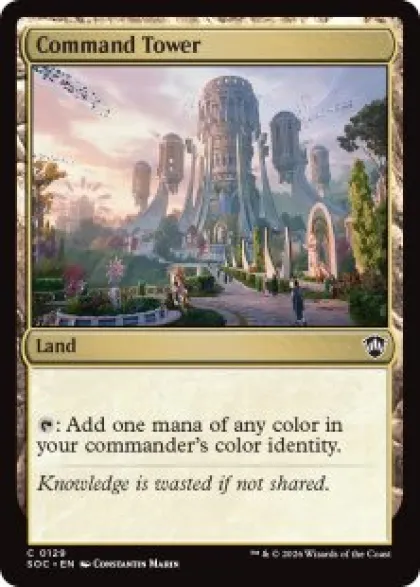 Command Tower - Secrets of Strixhaven Commander