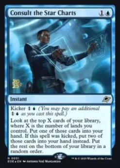 Consult the Star Charts (foil) - Edge of Eternities prerelease Promo's
