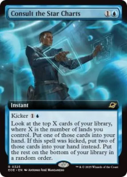 Consult the Star Charts (foil) (extended art) - Edge of Eternities Varianten