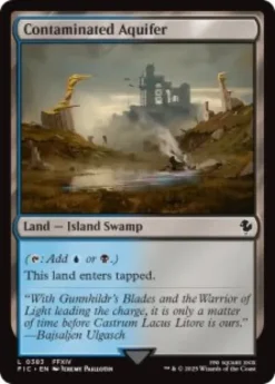 Contaminated Aquifer (surge foil) - Final Fantasy Commander