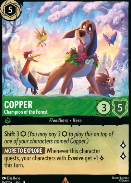 Copper, Champion of the Forest (foil) - Winterspell