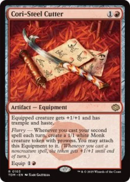 Cori-Steel Cutter (foil) - Tarkir: Dragonstorm
