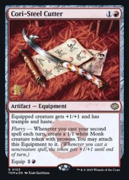 Cori-Steel Cutter (foil) - Tarkir: Dragonstorm Prerelease Promo's