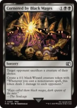 Cornered by Black Mages (foil) - Final Fantasy