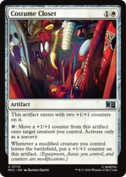 Costume Closet (foil) - Marvel Super Heroes Commander