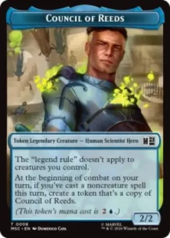 Council of Reeds token (#08) (2/2) - Marvel Super Heroes Commander