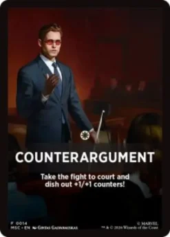 Counterargument front card - Marvel Super Heroes Commander
