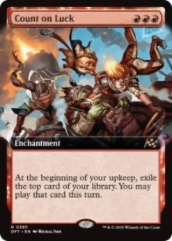 Count on Luck (#385) (extended art) - Aetherdrift Varianten
