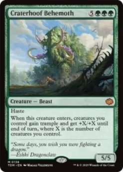 Craterhoof Behemoth (foil) - Tarkir: Dragonstorm