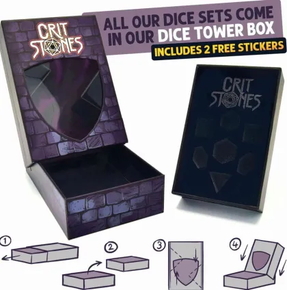 CritStones - Metal Dice Set: Unholy Bane