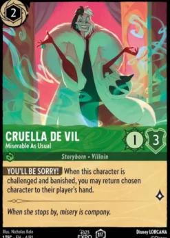 Cruella De Vil, Miserable as Usual (foil) - Promo Set 1