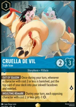 Cruella De Vil, Style Icon - Fabled