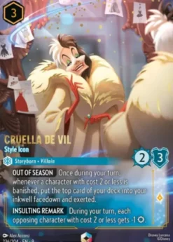Cruella De Vil, Style Icon (foil) (borderless) - Fabled