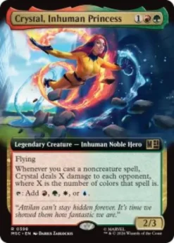 Crystal, Inhuman Princess (extended art) - Marvel Super Heroes Commander Varianten