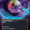 Crystal Quarry (#145) (galaxy foil) (borderless) - Edge of Eternities Stellar Sights