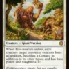 Curious Colossus (foil) - Lorwyn Eclipsed Planeswalker Stamped