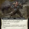Cyan, Vengeful Samurai (foil) (extended art) - Final Fantasy Commander Varianten