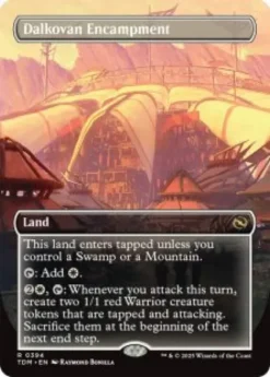 Dalkovan Encampment (borderless) - Tarkir: Dragonstorm Varianten