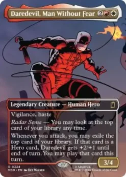 Daredevil, Man Without Fear (#324) (borderless) - Marvel Super Heroes Varianten