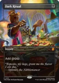 Dark Ritual (foil) (borderless) - Teenage Mutant Ninja Turtles Eternal-Legal Varianten
