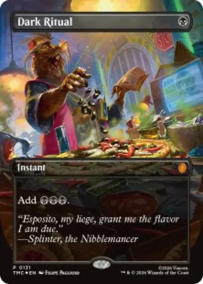 Dark Ritual (foil) (borderless) - Teenage Mutant Ninja Turtles Eternal-Legal Varianten