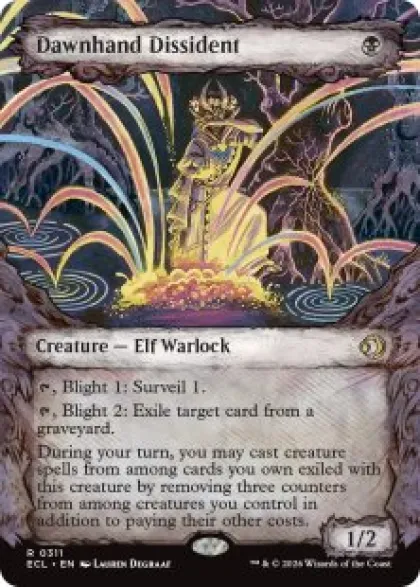 Dawnhand Dissident (foil) (showcase) - Lorwyn Eclipsed Varianten