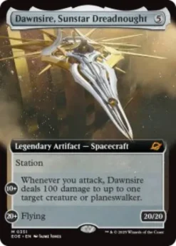 Dawnsire, Sunstar Dreadnought (foil) (extended art) - Edge of Eternities Varianten
