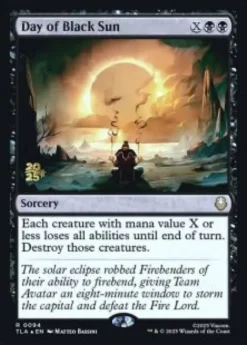 Day of Black Sun (foil) - Avatar: The Last Airbender Prerelease Promo's