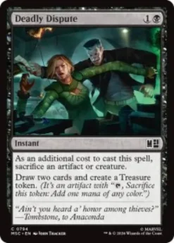 Deadly Dispute (foil) - Marvel Super Heroes Commander