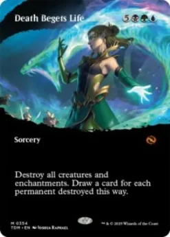 Death Begets Life (#354) (foil) (borderless) - Tarkir: Dragonstorm Varianten