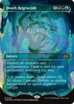 Death Begets Life (#416) (halo foil) (showcase) - Tarkir: Dragonstorm Varianten