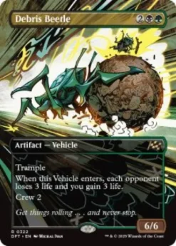 Debris Beetle (#322) (foil) (borderless) - Aetherdrift Varianten