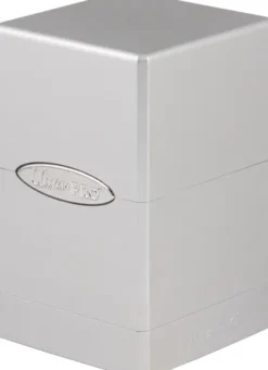 Deckbox Satin Tower Metallic Silver