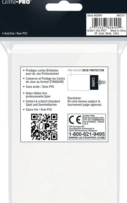 Deck Protectors Gloss White (100 stuks)