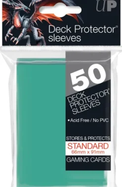 Deck Protectors Solid Aqua (50 stuks)