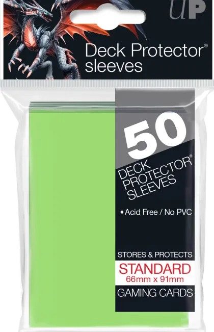 Deck Protectors Solid Light Green (50 stuks)