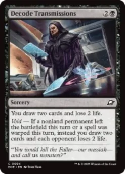 Decode Transmissions (foil) - Edge of Eternities