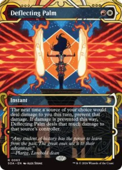 Deflecting Palm (#063) (foil) (showcase) - Secrets of Strixhaven Mystical Archive