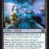 Demonic Junker (foil) - Aetherdrift Prerelease Promo's