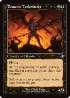 Demonic Taskmaster (foil) (showcase) - Innistrad Remastered Varianten