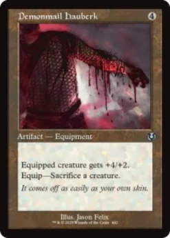 Demonmail Hauberk (foil) (showcase) - Innistrad Remastered Varianten