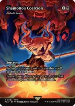 Diabolic Intent (foil) (showcase) - Final Fantasy Through the Ages