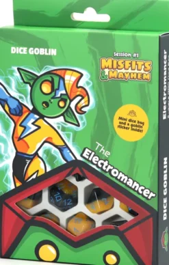 Dice Goblin - Session #1 RPG Dice Set: The Electromancer (8 stuks)