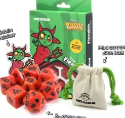 Dice Goblin - Session #1 RPG Dice Set: The Fiendish (8 stuks)