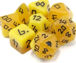 Dice Goblin - Session #1 RPG Dice Set: The Beekeeper (8 stuks)