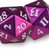 Dice Set D20 Heavy Metal: Purple (2 stuks)