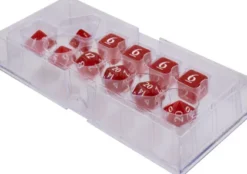 Dice Set Eclipse: Apple Red (11-delig)